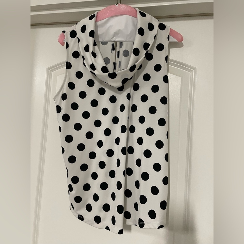 NWOT Ann Taylor Polka Dot Blouse, comes from a smoke & pet free home.